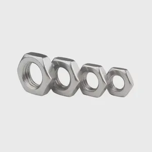 Smooth Surface Super DIN 439 DIN 934 Duplex Stainless Steel 2507 S32750 S32760 2205 Hex Nut thumbnail-4