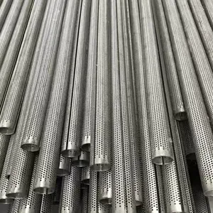 316L Stainless Steel Spiral Punched Tube, 1.0mm Wall Thickness, 50mm Length, for Industrial Filtration thumbnail-5