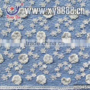 Water Soluble Embroidered Laces Fabrics 3D Flower thumbnail-1