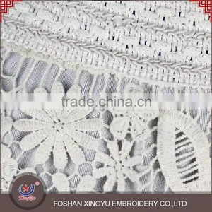 OEM/ODM Manufacturer Crochet White Mesh Embroidery French Lace Adult Women Skirts thumbnail-2