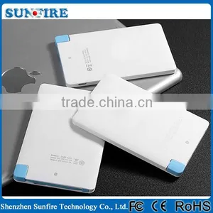 Factory Supply Promotional Gift 2500mAh Ultra Thin Credit Card Power Bank thumbnail-1