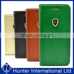 Best UK Lychee Leather Skin For Iphone6 Book Case thumbnail-1