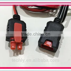 2 PIN Red MaleTo Female Connector 14GA 2 Cord 1.5M Wire Harness thumbnail-1
