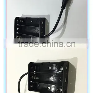 9V Battery Holder Box Case With Female 5.5*2.1 DC Plug For Ardurino Cable Assembly thumbnail-1