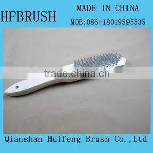 Wire Bristle Wooden Brush thumbnail-1