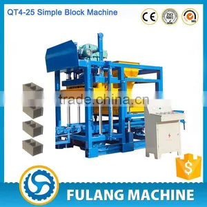 QT4-25 Concrete Block Interlocking Paver Hydraform Machine for Sale thumbnail-1