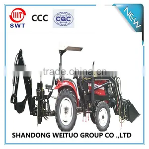 Chinese Hot Sale Compact Tractor Front End Loader/ Backhoe Loader for Sale thumbnail-3