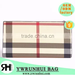 Fashion Wholesale Factory Cheap Pu Leather Zipper Long Wallet For Men thumbnail-2