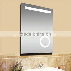 IP44 CE Frameless Bathroom LED Mirror With 3x Magnifier Supplier's Choice thumbnail-4