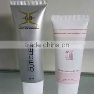 50ml White Color Flexible Tube for Hair Care Product With Square Oval Cap thumbnail-1