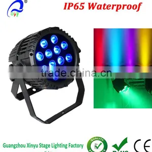 12x15w 5 in 1 Waterproof Outdoor RGBWA LED Par Can DMX512 RGB Stage Disco DJ Lighting Projector thumbnail-1
