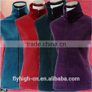 Ladies Wholesale Sleeveless Polar Fleece Vest thumbnail-1