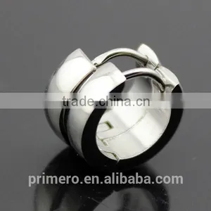 1 Pair Unique Cool Men's Stainless Steel Hoop Piercing Ear Earring Studs 2016 Hot Sale thumbnail-5