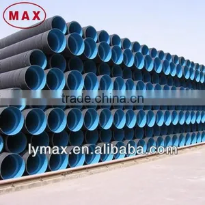Black Flexible Corrugated Drainage Pipe for Trench Drain thumbnail-1