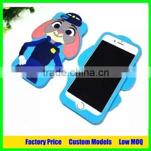 Zootopia Judy Silicone Cellular Phone Case Handphone Case Handset Case for Iphone 6plus thumbnail-1