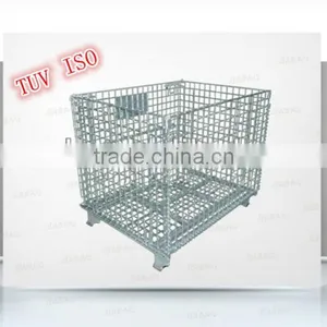 Factory Price Storage Cage With Wheels/warehouse Storage Cage/folding Storage Cage thumbnail-1