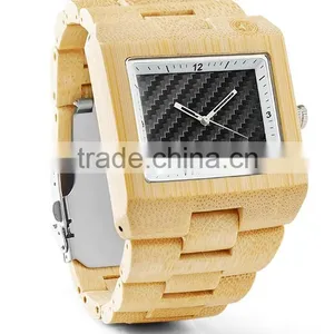 Custom Vogue Wood Watch 2016 Original Japan Quartz Wood Watch thumbnail-1