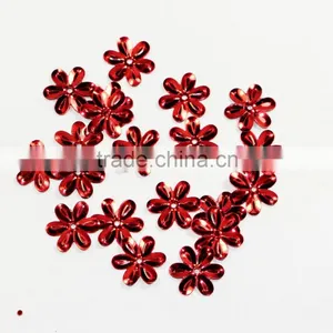 Bulk Red Color Flower Loose Sequin in 2014 New Design thumbnail-2