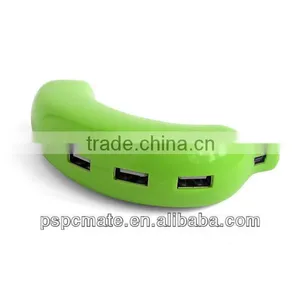 Banana Shaped Cute USB Hub With 4 Ports thumbnail-1