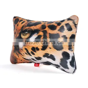 Leopard Left Eye Leather Throw Pillow Decorative With Insert Supplier's Choice thumbnail-3