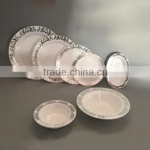 Sizes of Round Plate With Rim Hot Stamped thumbnail-1