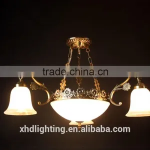 Die-casting Industrial Antique Aluminum Pendant Lamp With Fancy Flower thumbnail-1