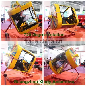 2015 the Most Revenue High-class Dynamic Cockpit Flight Simul thumbnail-1