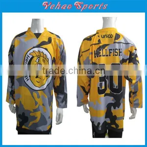 Sublimation Ice Hockey Jersey thumbnail-1
