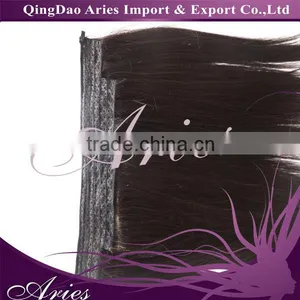 2014 Best Selling Factory Wholesale Price Remy Brazilian Flip in Hair Weft thumbnail-1