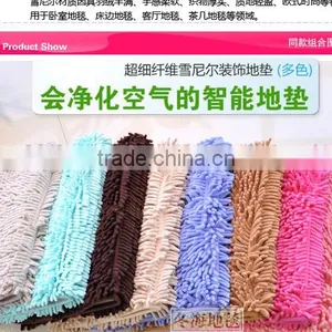 Long Pile Chenille Room Mat and Rugs High Quality With Anti Slip Base thumbnail-6