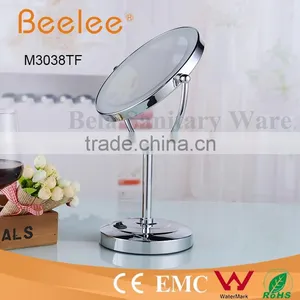 Ultra Thin 8.5 Inch Round Makeup Mirror LED Table Mirror Power by Battery thumbnail-2