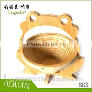 Baboo Folding Fruit Food Bread Baskets thumbnail-4