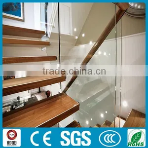 Modern Fashion Design Steel Wood Straight Floating Staircase thumbnail-3