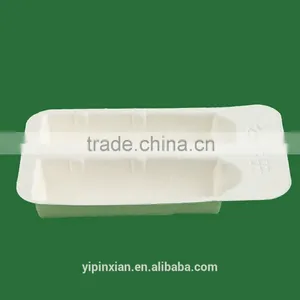 Customized White Sustainable Pulp Moulded Sugar Cane Bagasse Packaging thumbnail-6