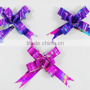 Pre-made Satin Ribbon Pull Bows for Wedding Decoration thumbnail-1