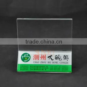 Customized Unique Design Rotating Acrylic Table Tent thumbnail-5