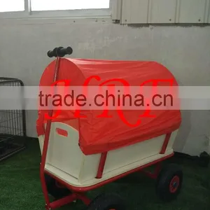 TC1812 Kids Beach Wagon Cart KIDS GARDEN WAGON Wooden Cart thumbnail-2