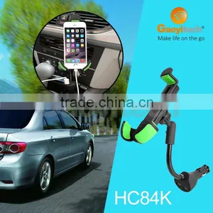 Car Cigarette Charger And Universal Mobile Phone Holder thumbnail-1