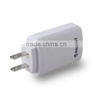 Quick Charge 3.0 Daul USB Wall Charger, USB Travel Charger, Travel Charger White thumbnail-3
