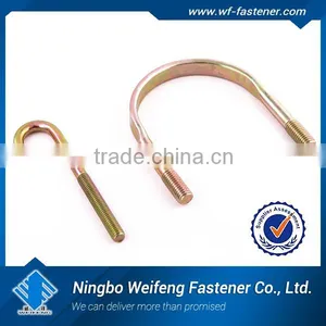 High Quality Strength Zinc Plated U-bolt Rod to Cable Clamps Good Price Ningbo Fastener Suppliers Manufacturers Exporters thumbnail-2