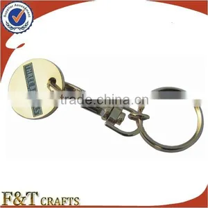 Factory Metal Custom Trolley Token Coin Keychain thumbnail-5