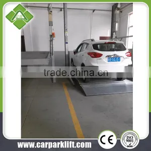 Two Post Car Parking Lift Equipment for Home Garages thumbnail-5