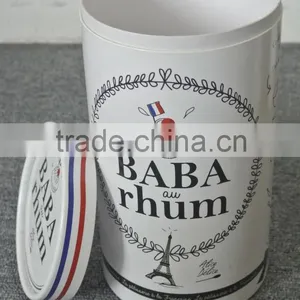 High-end Eco-friendly Paper Round Tea Box thumbnail-3