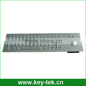 Waterproof Metal pc Keyboard With Integrated Trackball thumbnail-1