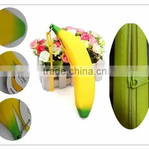 New StyleBanana Shaped Silicone Pencil Case/cute Cheap Pencil Cases/silicone Rubber Pencil Case thumbnail-6