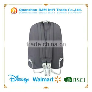 600D Grey Color Day Backpack thumbnail-3