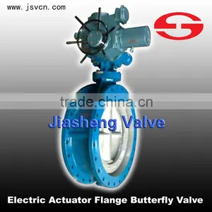 Electric Actuator Flange Butterfly Valve With Expansion Joint thumbnail-1