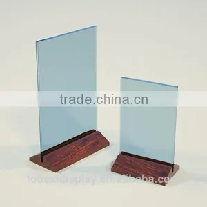 Custom Colors Transparent Beautiful Acrylic Menu Holder, Sign Holder thumbnail-6