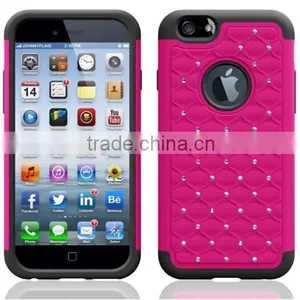 Durable Quality For IPhone 6s Bling Bling Silicon Heavy Duty Back Cover thumbnail-3