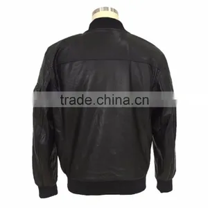 2016 Modern Style Spring and Autumn Men PU Leather Jacket thumbnail-2